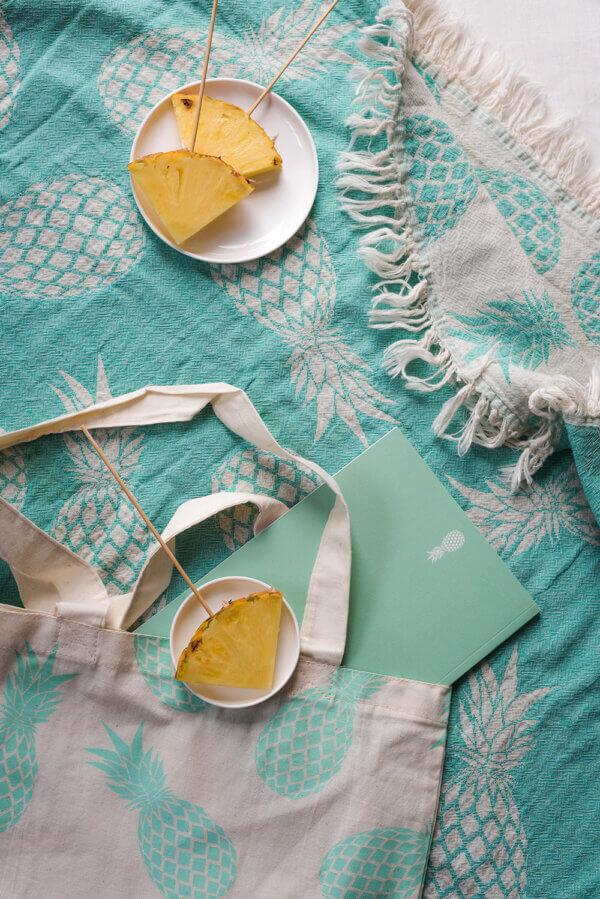 Ananas Strandtuch (Minze) – Bild 4