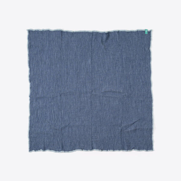 Rothirsch Baby Cocoon Blanket Blue Back