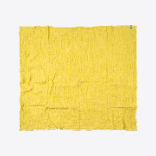 Rothirsch Baby Cocoon Blanket Yellow Back