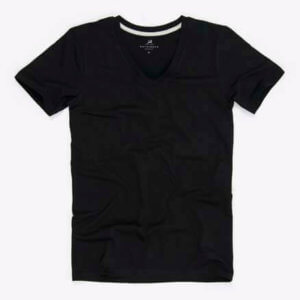 Bio-Baumwolle T-Shirt (schwarz) im Super Saver Package