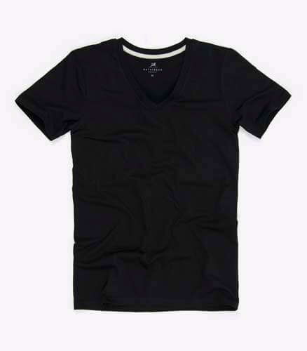 Bio-Baumwolle T-Shirt (schwarz) im Super Saver Package