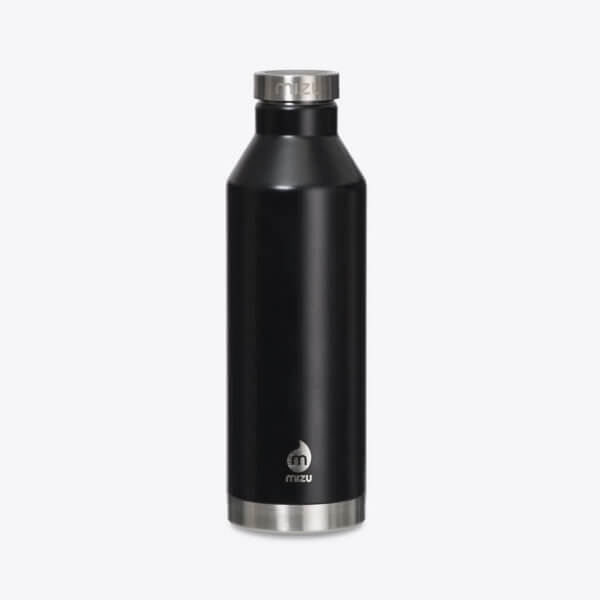 Edelstahl Thermosflasche V8 (Schwarz) – Bild 2