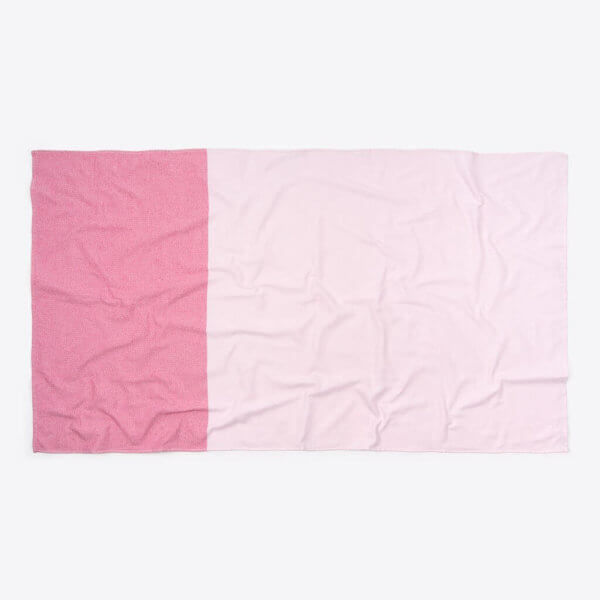 rothirsch badi towel pink front