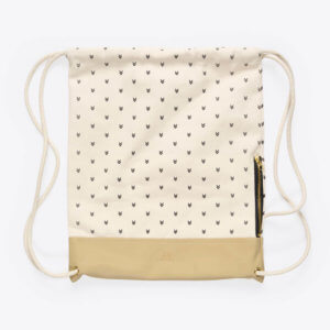 Kordel Rucksack / Turnbeutel mit Pfeilen (Natur)