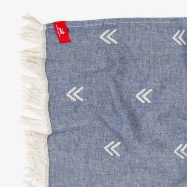 Hammamtuch mit Pfeilen (Blau) – Bild 2