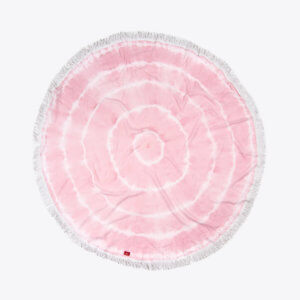 Rundes Strandtuch Batik (Pink)