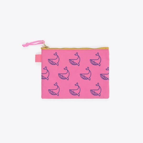 ROTHIRSCH beach zipper pocket bag whale front