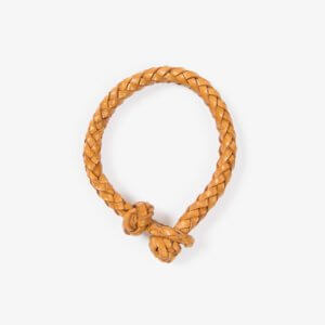 Geflochtenes Lederarmband (Natur)