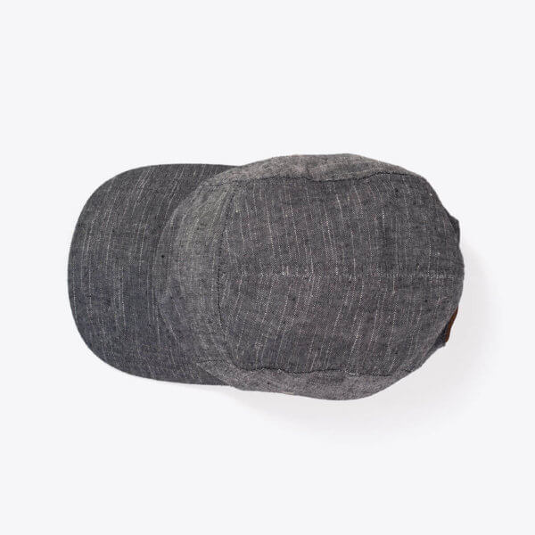 rothirsch chambray camper hat charcoal top