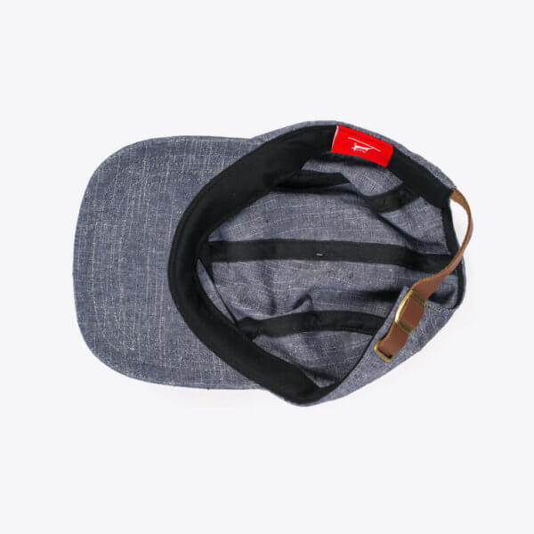 ROTHIRSCH chambray camper hat navy bottom