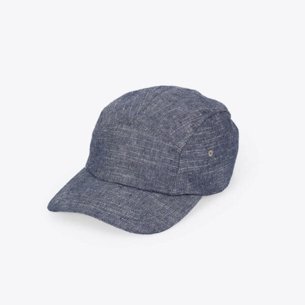rothirsch chambray camper hat navy front