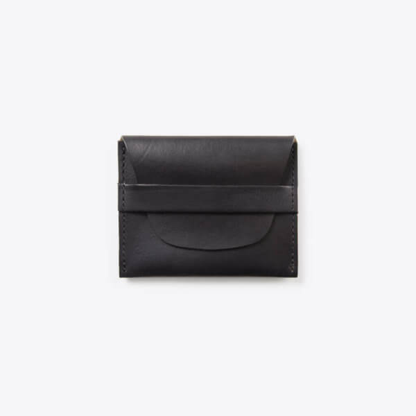 rothirsch creditcard leather envelope black front