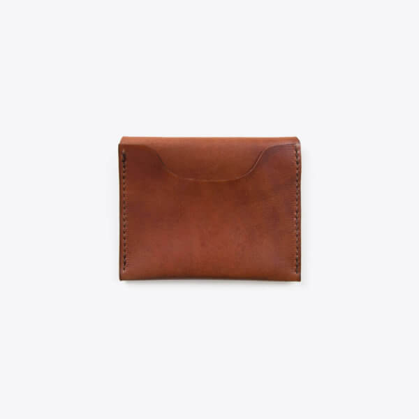 ROTHIRSCH creditcard leather envelope brown back