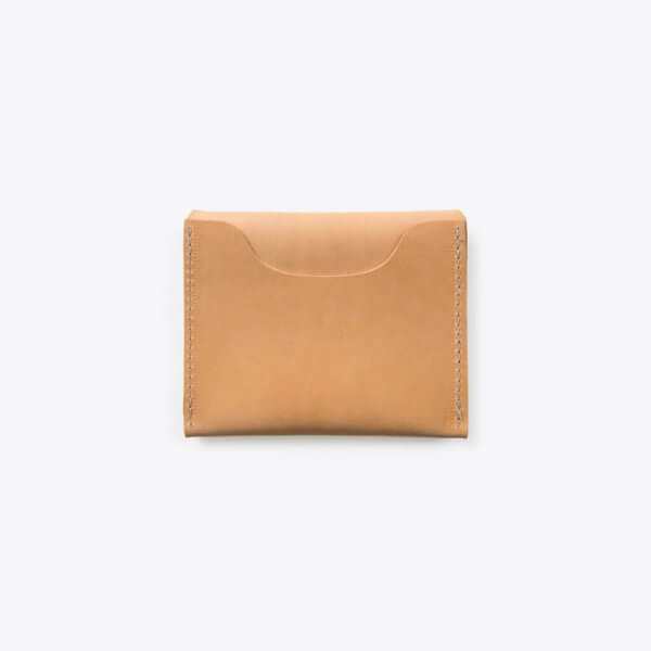 ROTHIRSCH creditcard leather envelope natural back