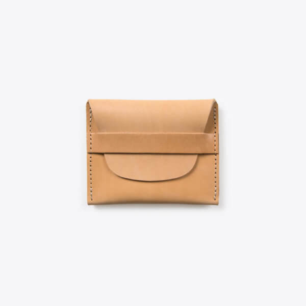 rothirsch creditcard leather envelope natural front