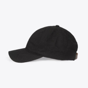 Filz Baseball Cap (Schwarz)