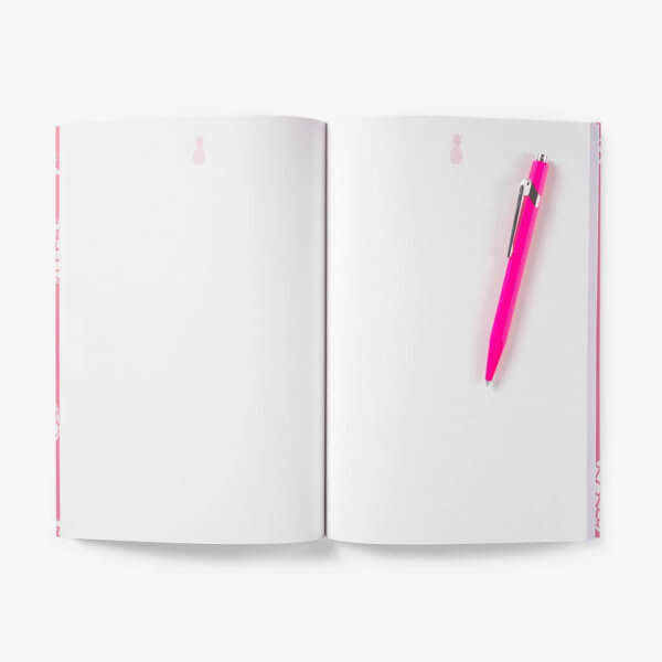 Ananas Notizbuch (Pink) – Bild 3