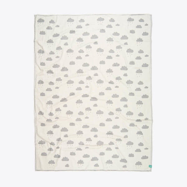 ROTHIRSCH kids cloud towel grey back