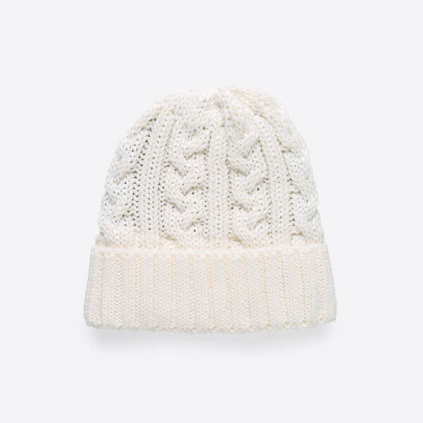 ROTHIRSCH knitted beanie offwhite flat