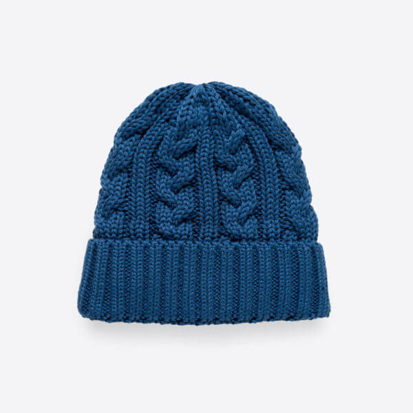 ROTHIRSCH knitted beanie petrol flat