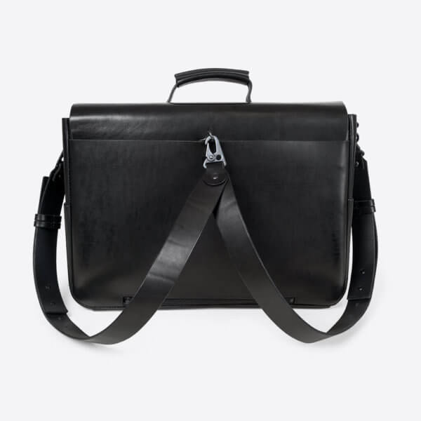 rothirsch leather briefcase black 04 straps back