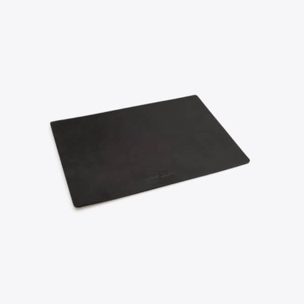 Mausunterlage aus Leder (Schwarz) – Bild 3