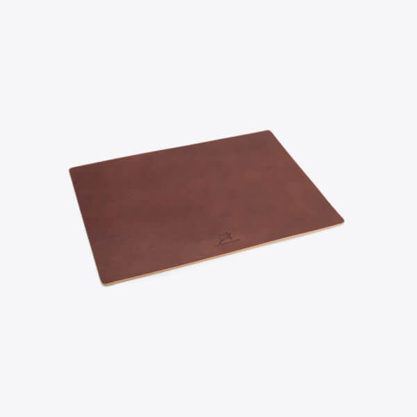 ROTHIRSCH leather mousepad brown angle