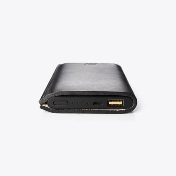ROTHIRSCH leather powerbank black outlet
