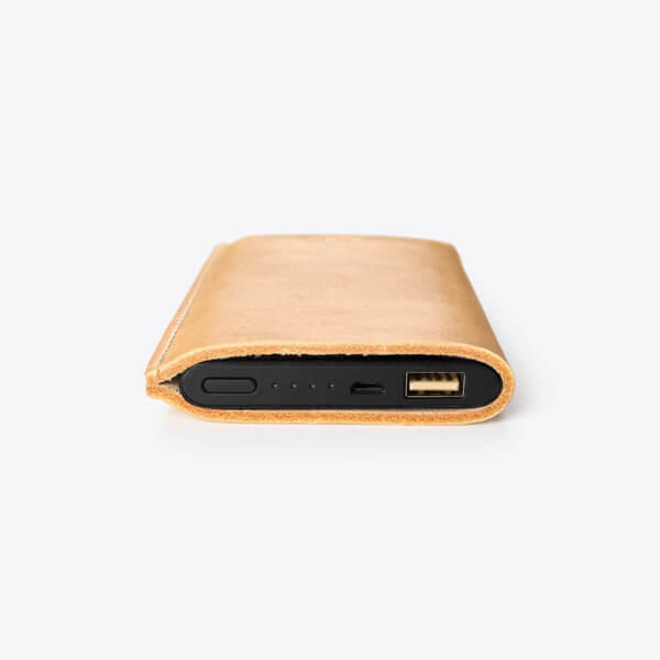 ROTHIRSCH leather powerbank natural outlet