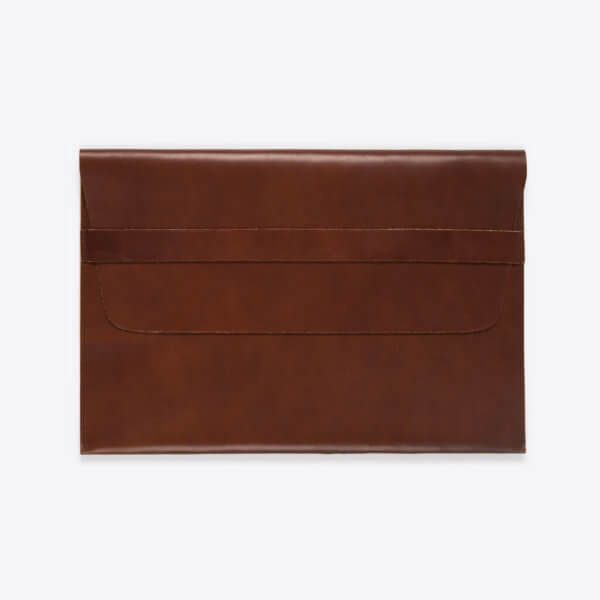 ROTHIRSCH macbook air leather envelope brown front