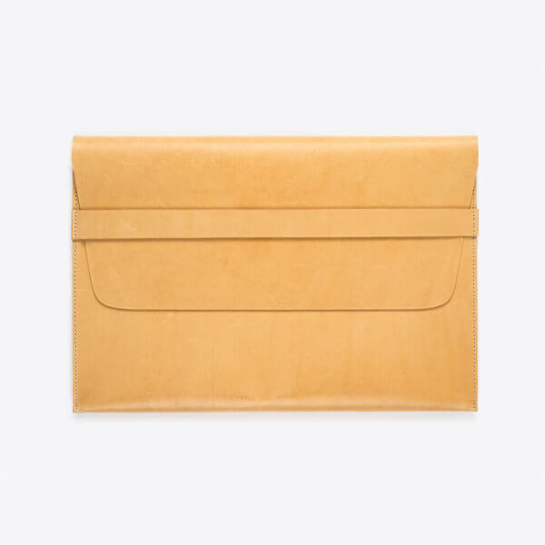 rothirsch macbook air leather envelope front