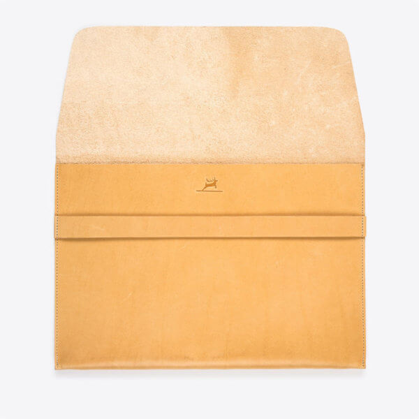 ROTHIRSCH macbook air leather envelope open