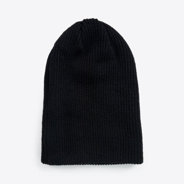 ROTHIRSCH merino wool beanie black long