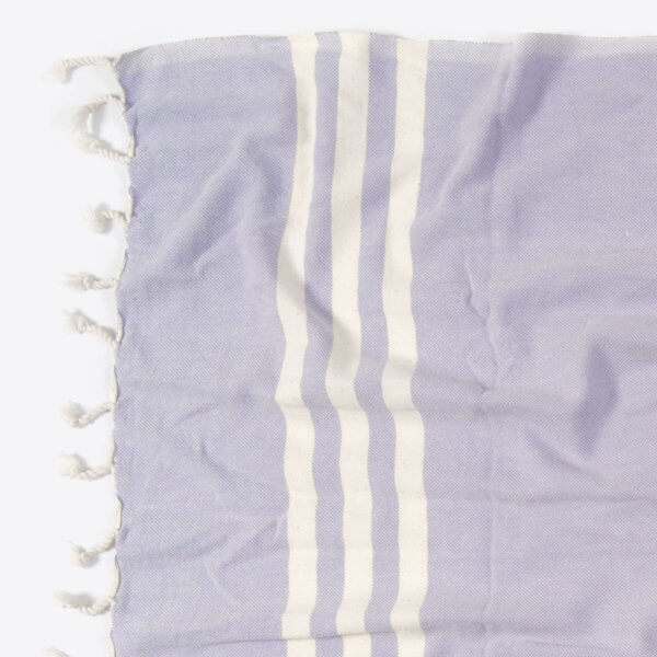 rothirsch picnic towel violet detail