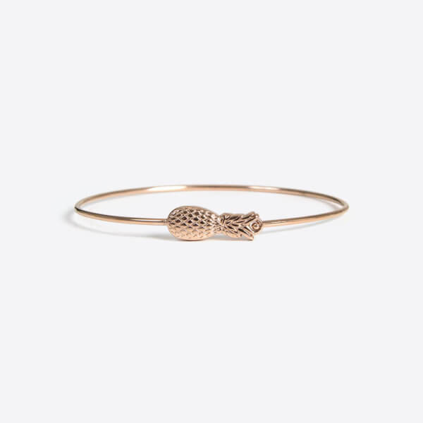 Ananas Armreif (Roségold)