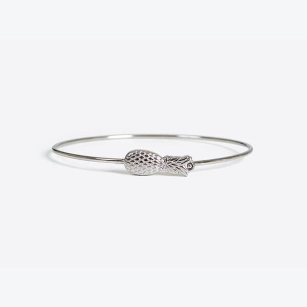 Ananas Armreif (silber)