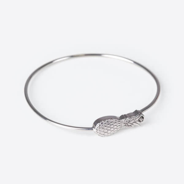 Ananas Armreif (Silber) – Bild 2