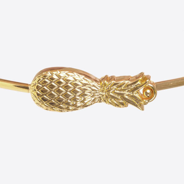 Ananas Armreif (Gold) – Bild 3