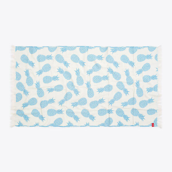 ROTHIRSCH pineapple collection towel blue back