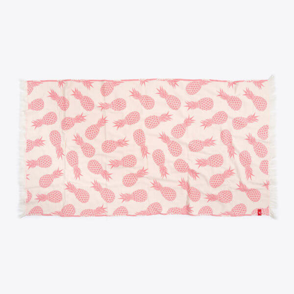ROTHIRSCH pineapple collection towel pink back