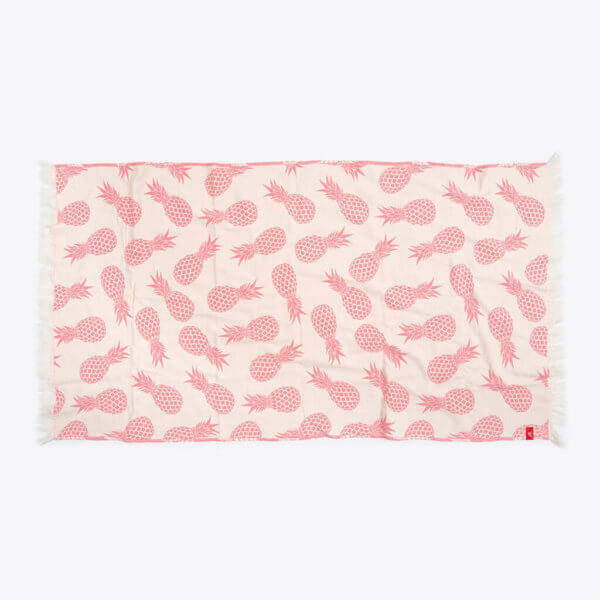 Ananas Strandtuch (Pink) – Bild 3