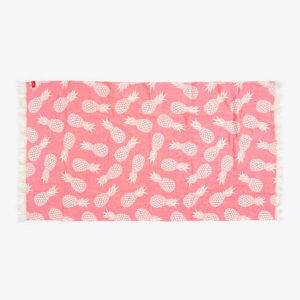 Ananas Strandtuch (Pink)