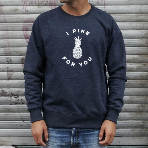 ROTHIRSCH pineapple sweater blue model