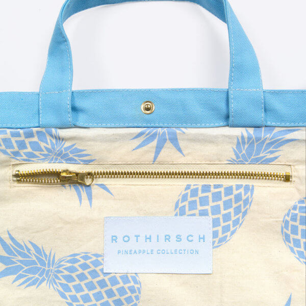 Ananas Freizeittasche (Blau) – Bild 4