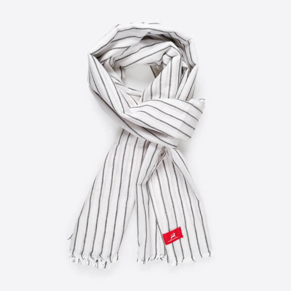 ROTHIRSCH pinstriped cotton scarf