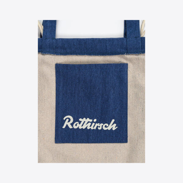 ROTHIRSCH recycled cotton draw string bag blue 03