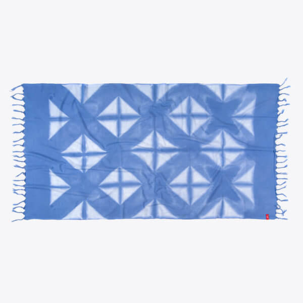 rothirsch silhouette towel blue front