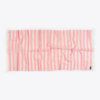 Baumwoll- und Leinenschal mit Streifen (Pink) – Bild 3