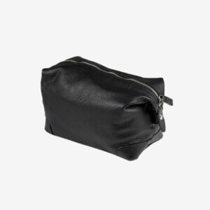 Leder Necessaire (Schwarz)