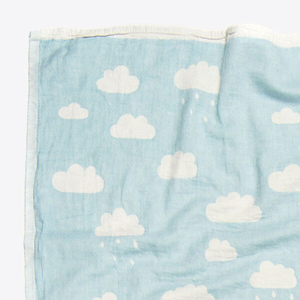 rothirsch kids cloud towel mint detail